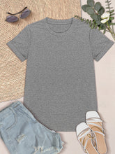 Load image into Gallery viewer, Round Neck Short Sleeve T-Shirt