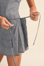 Load image into Gallery viewer, OPEN BACK WITH STRAP AND SKORT SET