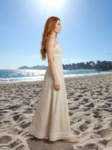 Load image into Gallery viewer, Rope-trim Maxi dress
