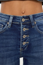 Load image into Gallery viewer, Kancan Full Size Cat&#39;s Whiskers Button Fly Denim Shorts