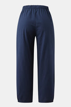 Load image into Gallery viewer, Full Size Elastic Waist Cropped Pants