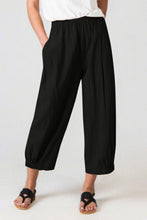 Load image into Gallery viewer, Full Size Elastic Waist Cropped Pants