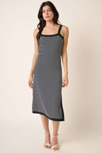 Load image into Gallery viewer, Mittoshop Contrast Striped Midi Cami Dress