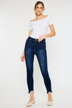 Load image into Gallery viewer, Kancan Full Size High Rise Frayed Ankle Skinny Jeans