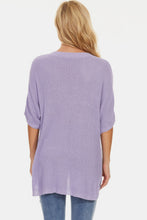 Load image into Gallery viewer, Pocketed V-Neck Half Sleeve Knit Top