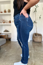 Load image into Gallery viewer, Judy Blue Full Size High Waist Rigid Magic Heavy Destroy Straight Jeans