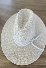 Load image into Gallery viewer, Straw Weave Rope Strap Sun Hat
