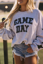 Load image into Gallery viewer, GAME DAY Long Sleeve Round Neck Sweatshirt