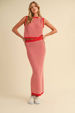Load image into Gallery viewer, SWEATER SLEEVELESS TOP AND MAXI PENCIL SKIRT SET