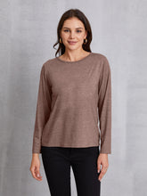 Load image into Gallery viewer, Round Neck Long Sleeve T-shirt