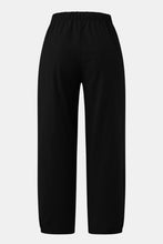 Load image into Gallery viewer, Full Size Elastic Waist Cropped Pants