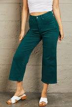 Load image into Gallery viewer, Judy Blue Hailey Full Size Tummy Control High Waisted Cropped Wide Leg Jeans