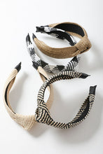 Load image into Gallery viewer, Bohemian Straw Rattan Knotted Headband