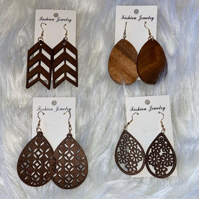 Wooden Earrings