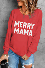 Load image into Gallery viewer, MERRY MAMA Graphic Round Neck Sweatshirt