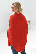 Load image into Gallery viewer, Double Take Dolman Sleeve Open Front Ribbed Trim Longline Cardigan