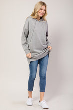 Load image into Gallery viewer, Plus Hoodie Sweatshirt Pullover Tunic Top