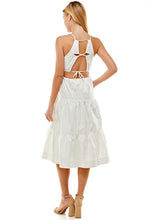 Load image into Gallery viewer, Tiered Halter Midi Dress