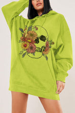 Load image into Gallery viewer, Simply Love Simply Love Full Size Floral Skull Graphic Hoodie