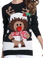 Load image into Gallery viewer, Rudolph Round Neck Sweater