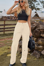 Load image into Gallery viewer, Loose Fit Long Jeans with Pockets