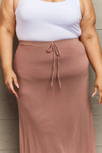 Load image into Gallery viewer, Culture Code For The Day Full Size Flare Maxi Skirt in Chocolate