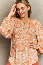 Load image into Gallery viewer, HEYSON Just For You Full Size Aztec Tunic Top