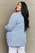 Load image into Gallery viewer, Zenana Falling For You Full Size Open Front Popcorn Cardigan