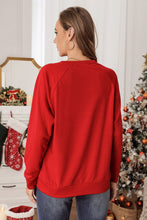 Load image into Gallery viewer, Christmas Tree Round Neck Sweatshirt