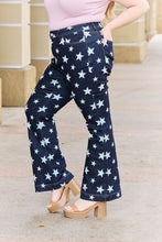 Load image into Gallery viewer, Judy Blue Janelle Full Size High Waist Star Print Flare Jeans