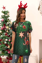 Load image into Gallery viewer, Christmas Round Neck Short Sleeve T-Shirt