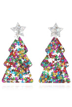 Load image into Gallery viewer, Christmas Tree Acrylic Earrings