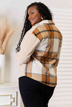 Load image into Gallery viewer, Double Take Plaid Print Dropped Shoulder Shirt