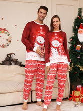 Load image into Gallery viewer, Full Size Snowman Top and Pants Set