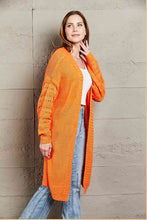 Load image into Gallery viewer, Double Take Horizontal Ribbing Open Front Duster Cardigan