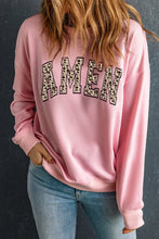 Load image into Gallery viewer, Round Neck Dropped Shoulder AMEN Graphic Sweatshirt