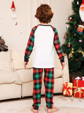 Load image into Gallery viewer, Reindeer Graphic Top and Plaid Pants Set
