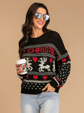 Load image into Gallery viewer, MERRY CHRISTMAS Round Neck Sweater