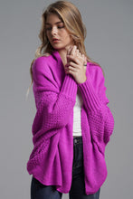 Load image into Gallery viewer, Double Take Dolman Sleeve Open Front Ribbed Trim Longline Cardigan