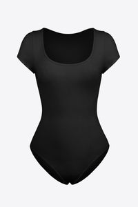 Scoop Neck Short Sleeve Bodysuit