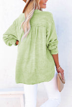 Load image into Gallery viewer, Buttoned Long Sleeve Blouse