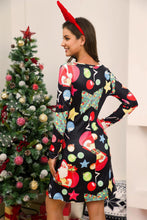Load image into Gallery viewer, Full Size Christmas Long Sleeve Dress