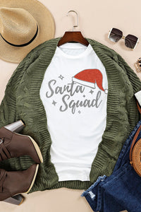 SANTA SQUAD Graphic Short Sleeve T-Shirt