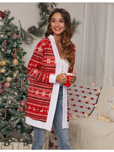 Load image into Gallery viewer, Christmas Open Front Cardigan