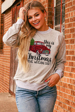 Load image into Gallery viewer, Slogan Graphic Dropped Shoulder Sweatshirt
