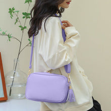 Load image into Gallery viewer, Tassel PU Leather Crossbody Bag