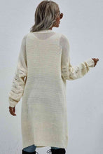 Load image into Gallery viewer, Double Take Horizontal Ribbing Open Front Duster Cardigan