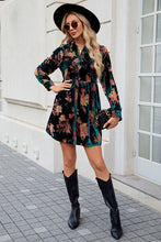 Load image into Gallery viewer, Floral Button Up Collared Neck Shirt Dress