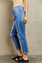 Load image into Gallery viewer, BAYEAS High Waisted Cropped Dad Jeans