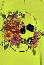 Load image into Gallery viewer, Simply Love Simply Love Full Size Floral Skull Graphic Hoodie